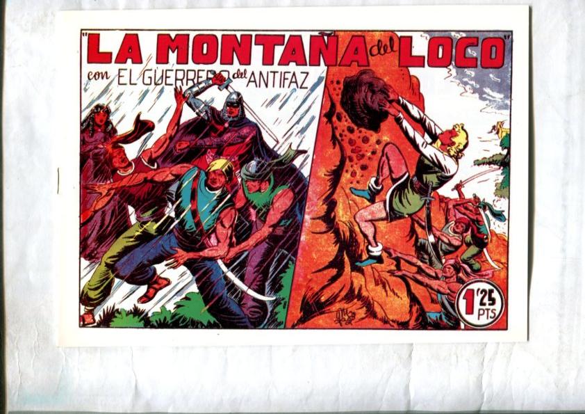 Facsimil: El Guerrero del Antifaz numero 123: La montaña del loco