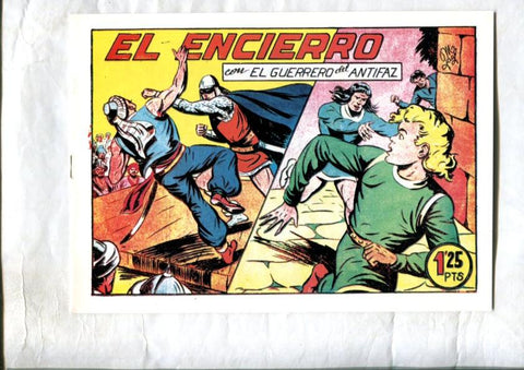 Facsimil: El Guerrero del Antifaz numero 140: El encierro