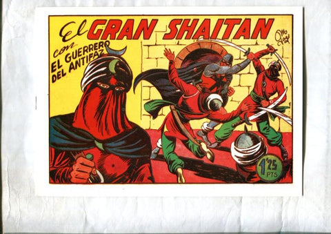 Facsimil: El Guerrero del Antifaz numero 149: El gran Shaitan