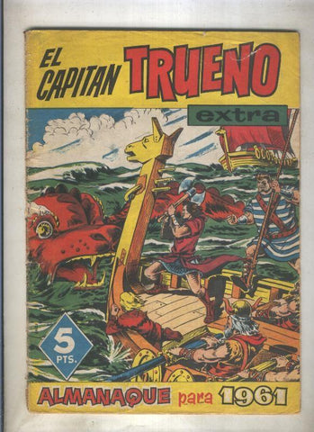 Facsimil: El Capitan Trueno extra almanaque 1961: El oso del mar