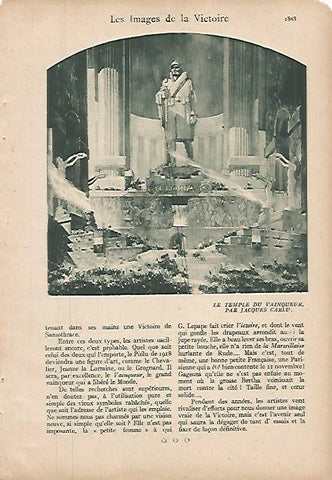 LAMINA 8363: El templo de Vainqueur por J. Carlu