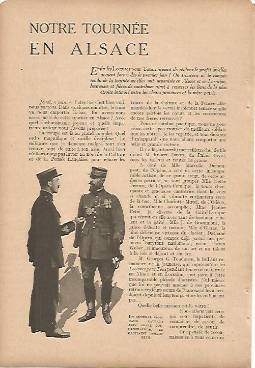 LAMINA 8368: El general Gouraud con el Capitan Schlicklin