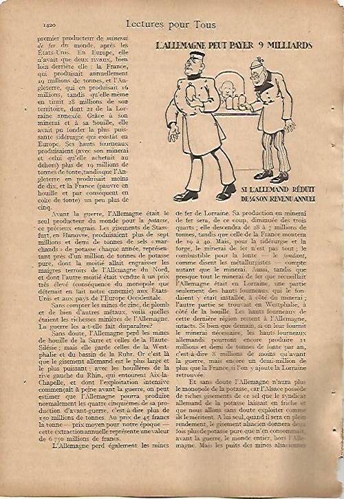 LAMINA 8379: Caricatura sobre Alemania