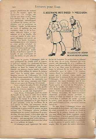 LAMINA 8379: Caricatura sobre Alemania