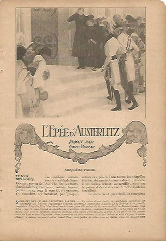 LAMINA 8382: Epee d Austerlitz