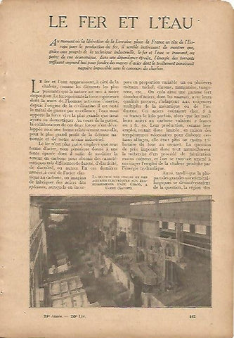 LAMINA 8384: Fabrica metalurgica en Ugine Saboya