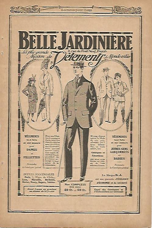 LAMINA 8392: Publicidad de Belle Jardiniere de Paris