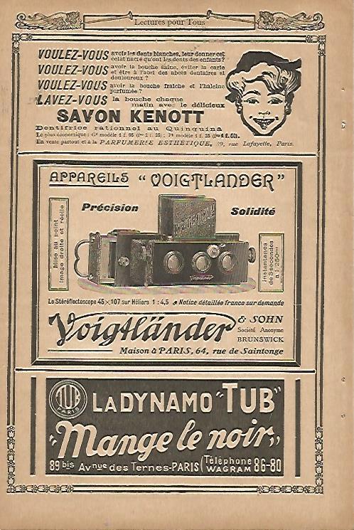 LAMINA 8395: Publicidad de Voigalander