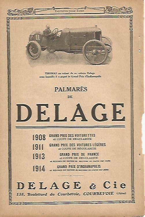 LAMINA 8397: Publicidad de Delage 