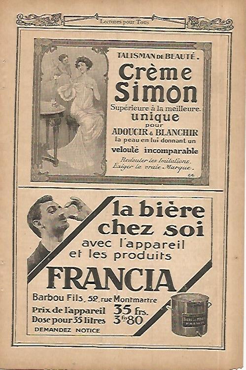 LAMINA 8430: Publicidad de Creme Simon