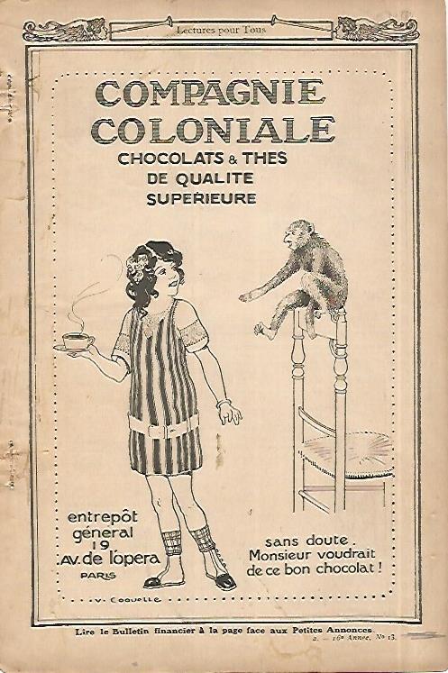 LAMINA 8440: Publicidad de Compagnie Colonialle de Chocolats
