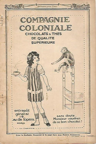 LAMINA 8440: Publicidad de Compagnie Colonialle de Chocolats