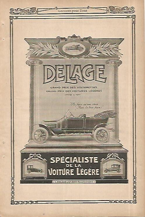LAMINA 8448: Publicidad de Delage