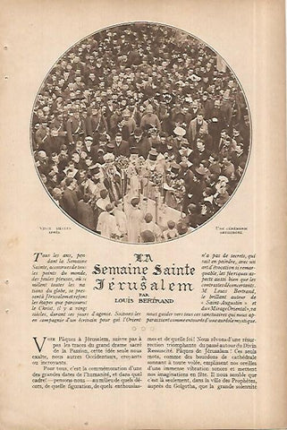 LAMINA 8454: Ceremonia ortodoxa en Jerusalen
