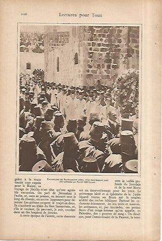 LAMINA 8455: El Patriarca Griego en Jerusalen