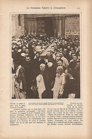 LAMINA 8456: Procesion en Jerusalen