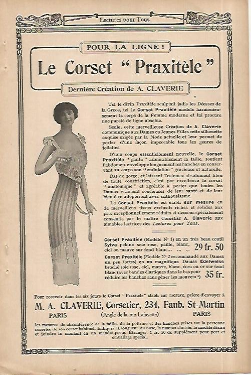 LAMINA 8488: Publicidad de Le Corset Praxitele