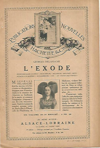 LAMINA 8491: Publicidad de L Exode de G. Delahache