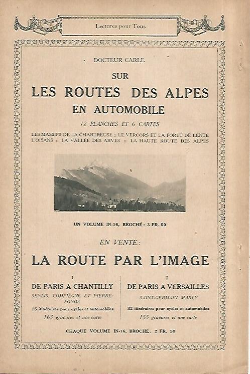 LAMINA 8493: Publicidad de Les routes des Alpes