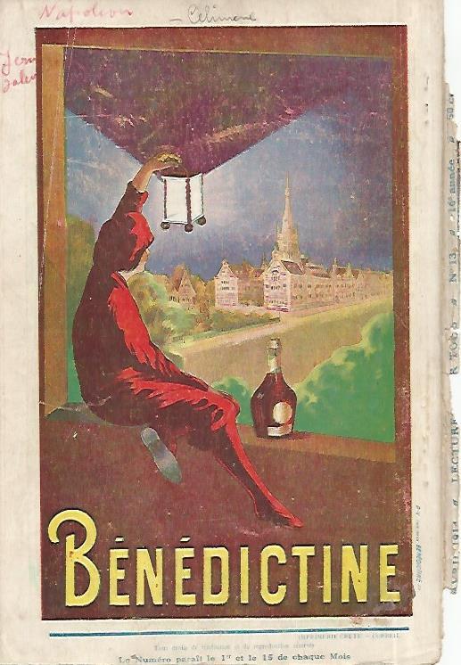 LAMINA 8495: Contraportada de Lectures pour tous del 1 de abril de 1914
