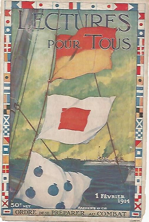 LAMINA 8496: Portada de Lectures pour tous del 1 de febrero de 1914