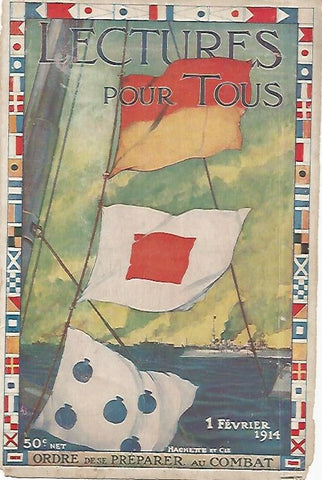 LAMINA 8496: Portada de Lectures pour tous del 1 de febrero de 1914