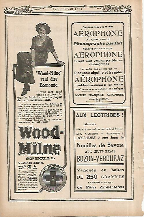 LAMINA 8498: Publicidad de Wood Milne