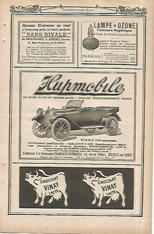 LAMINA 8503: Publicidad de hupmobile