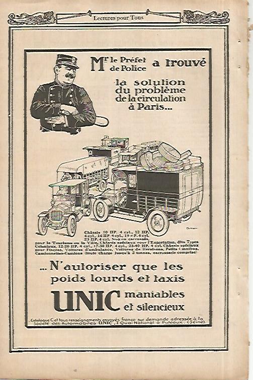 LAMINA 8506: Publicidad de Unic