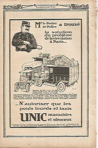 LAMINA 8506: Publicidad de Unic