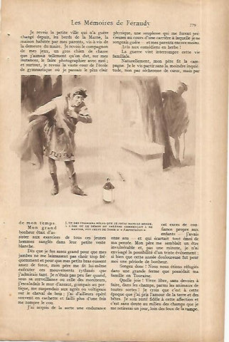 LAMINA 8514: Dibujo para Les Memoires de Feraudy