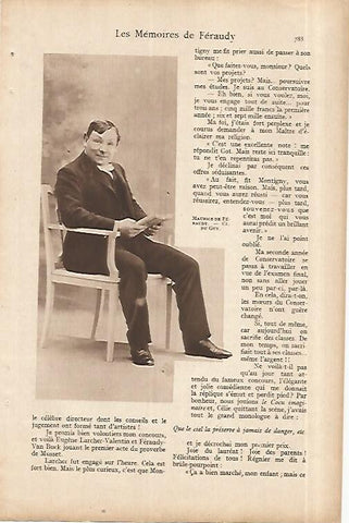 LAMINA 8516: Maurice de Feraudy