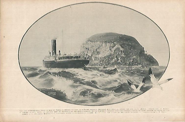 LAMINA 8526: El Lois d Edimbourg en el Mar del Norte