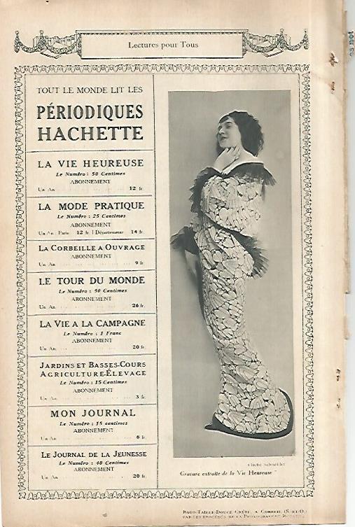 LAMINA 8547: Publicidad de Periodiques Hachette