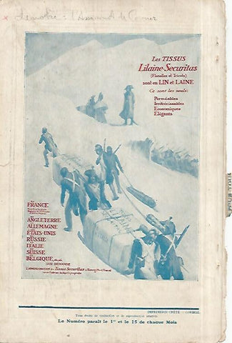 LAMINA 8548: Contraportada de Lectures pour tous del 1 de abril de 1914