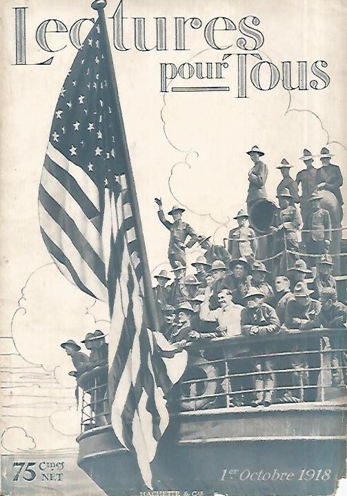 LAMINA 8549: Portada de Lectures pour tous del 1 de octubre de 1918