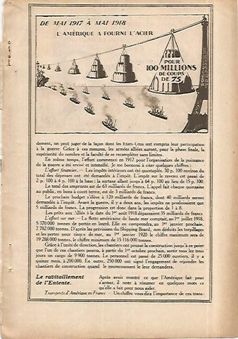 LAMINA 8552: Acero de America entre 1917 y 1918