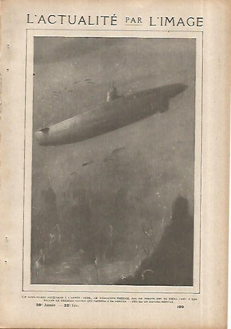 LAMINA 8584: Submarino aleman