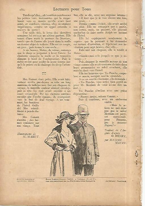 LAMINA 8602: Ilustracion de M. Mahut