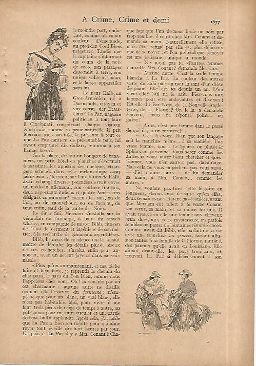 LAMINA 8603: Dibujos para A Crime crime et demi