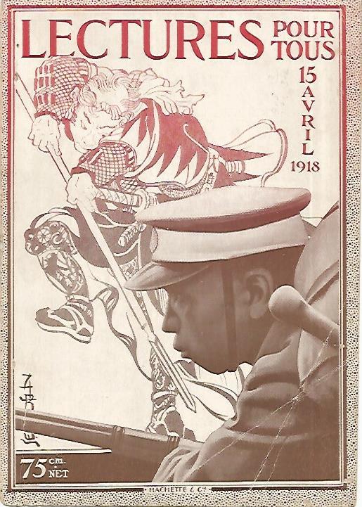 LAMINA 8605: Portada de Lectures pour tous del 15 de abril de 1918