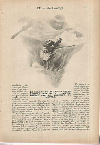 LAMINA 8609: El soldado de Behanzin