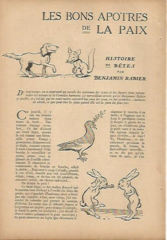 LAMINA 8625: Dibujo de B. Rabier