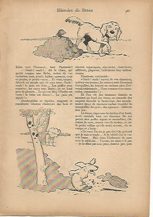 LAMINA 8626: Dibujos de Benjamin Rabier