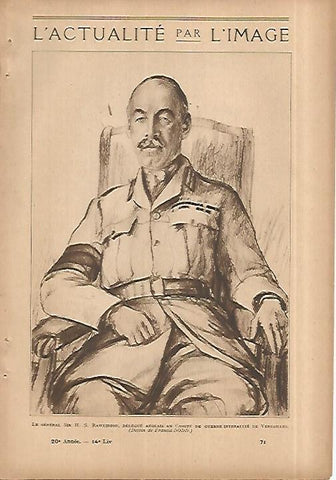 LAMINA 8632: General Sir H. S. Rawlinson