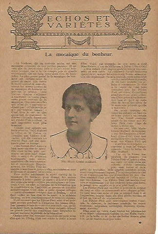 LAMINA 8633: Marie Louise Maillard