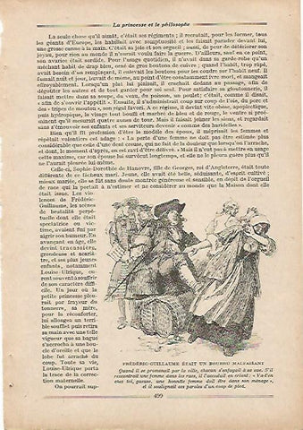 LAMINA 8646: Frederic Guillaume etait un bourru malfaisant