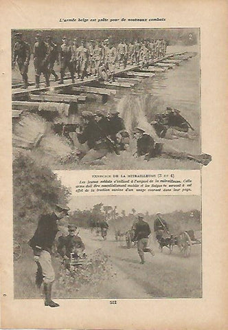 LAMINA 8656: Ejercicios del Ejercito de Belgica