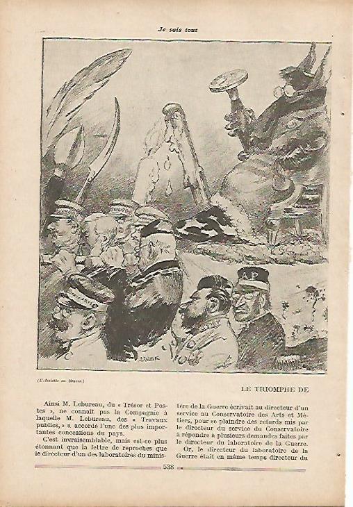 LAMINA 8666: Dibujo de A. Willette