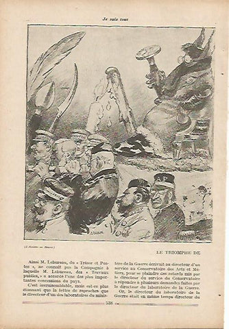 LAMINA 8666: Dibujo de A. Willette